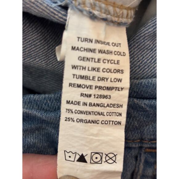 Indigo Rein Ripped Jogger Jeans Women’s 13 Light Wash High Rise Distressed - Picture 7 of 7